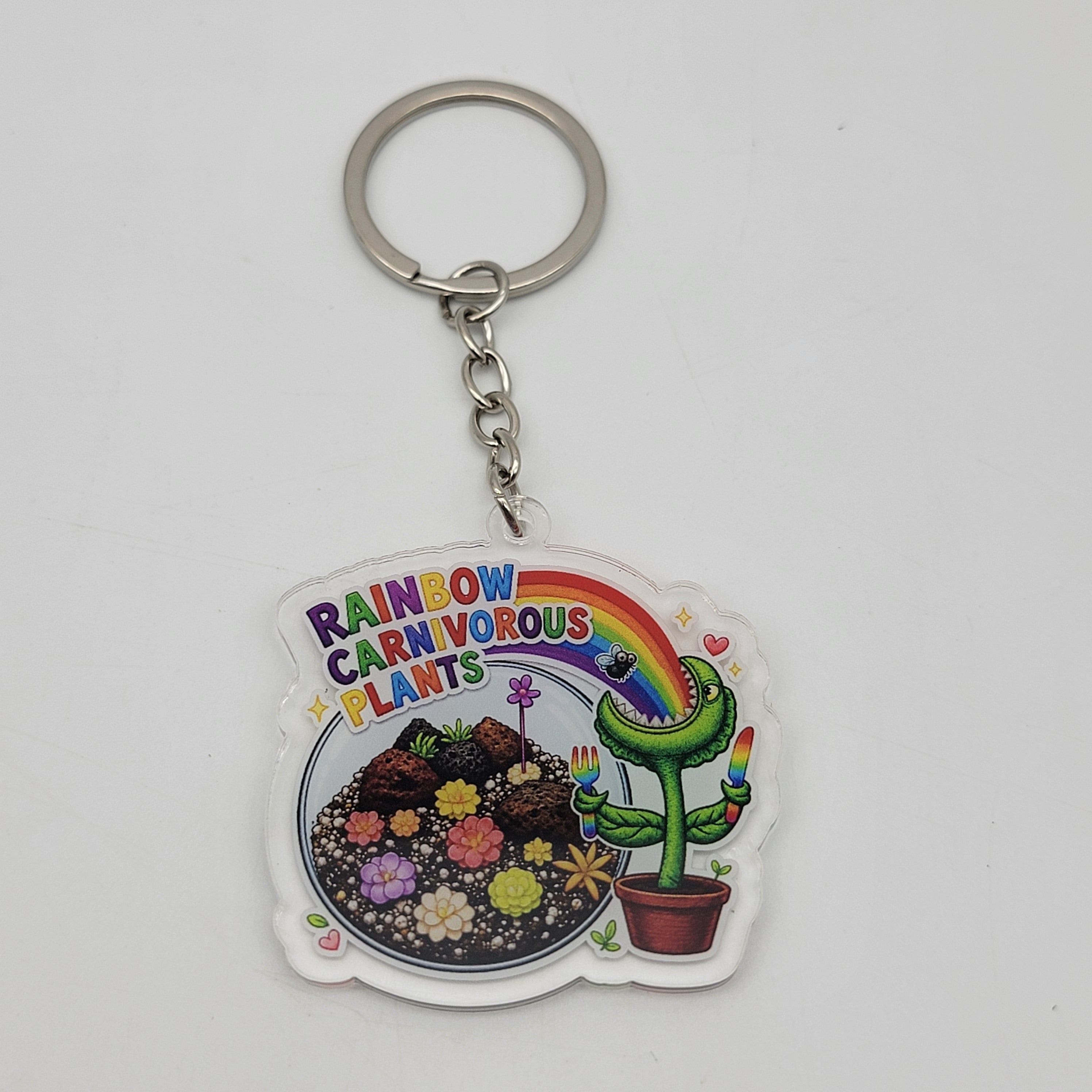 Rainbow Acrylic Keychain